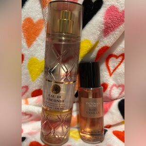 Bath & Body Works Eau de Coconut + Victoria's Secret Bare Vanilla Mist Duo